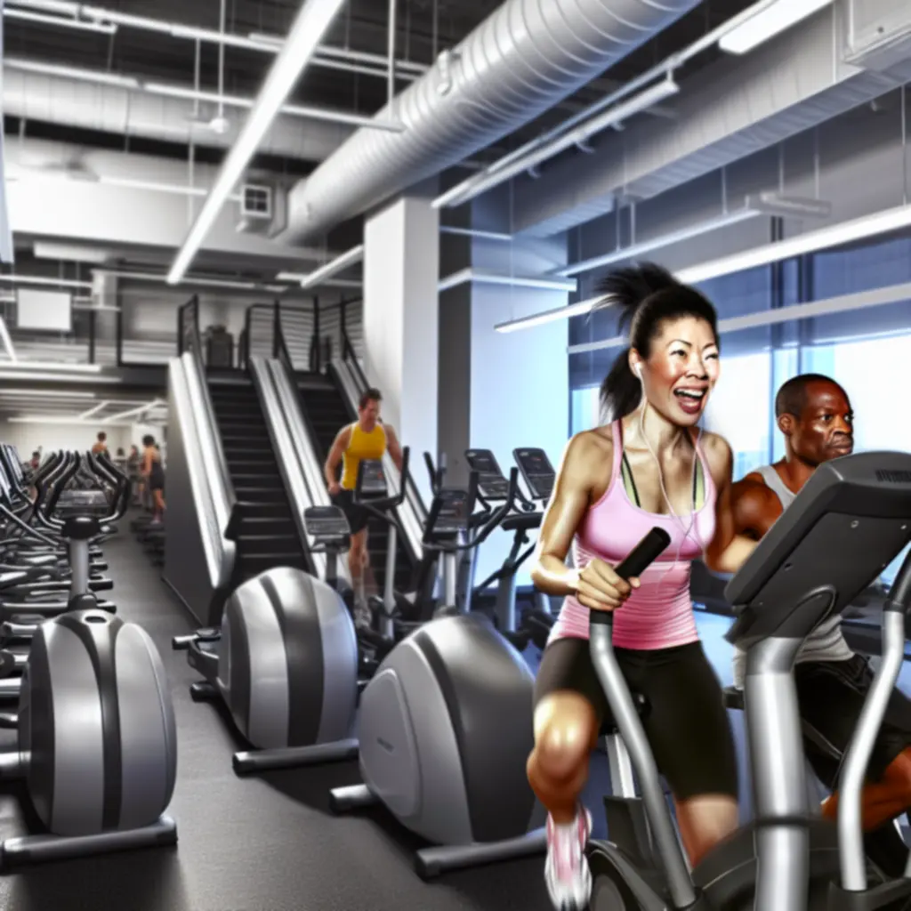 Korszerű kardió zóna futópadokkal és ellipszis trénerekkel a Next Leveel Gymben