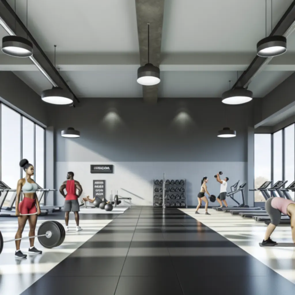 Modern, energikus edzőterem a Next Leveel Gymben