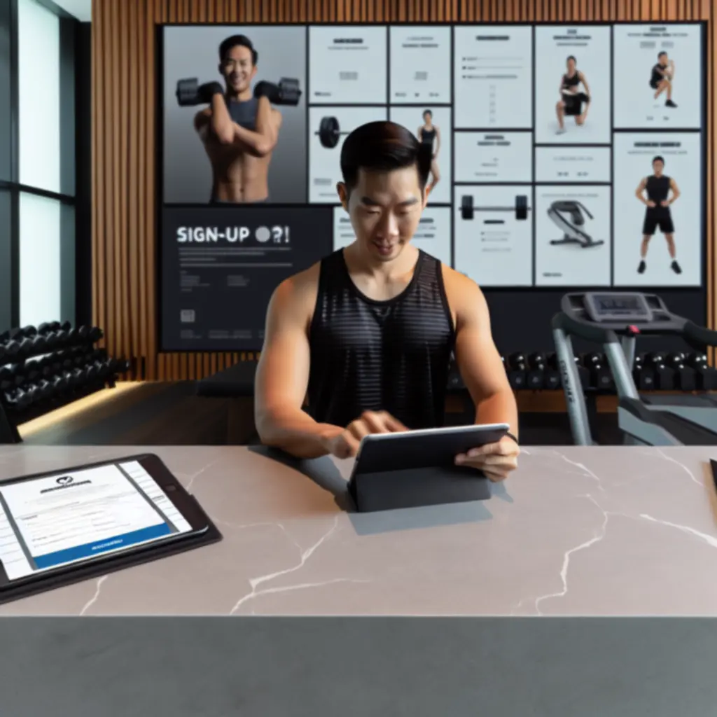 Vendég tagságot igényel a Next Leveel Gym recepcióján