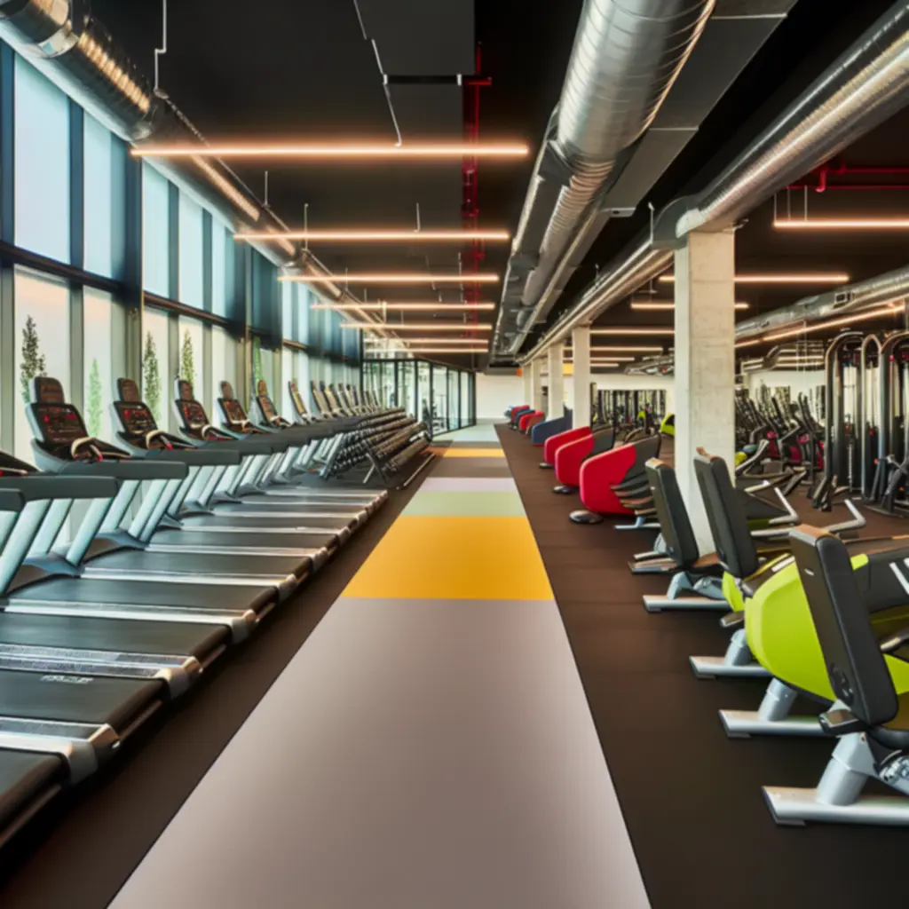 Modern fitneszgépek a Next Leveel Gym edzőtermében