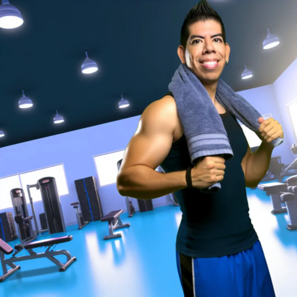 Elégedett, sikeres tag a Next Leveel Gym edzőtermében